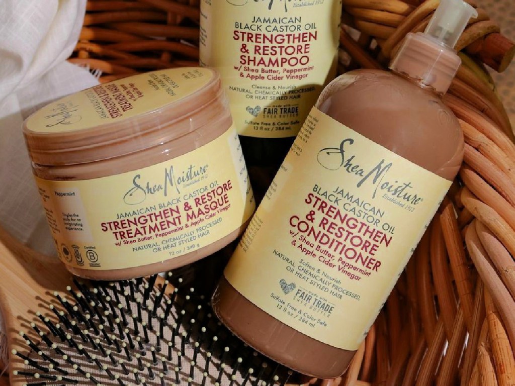 SheaMoisture Strengthen and Restore Rinse Out Hair Conditioner 13oz