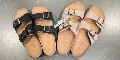 Skechers Shoes for Women Make a Great Birkenstock Dupe – Only $14.99 at Costco!