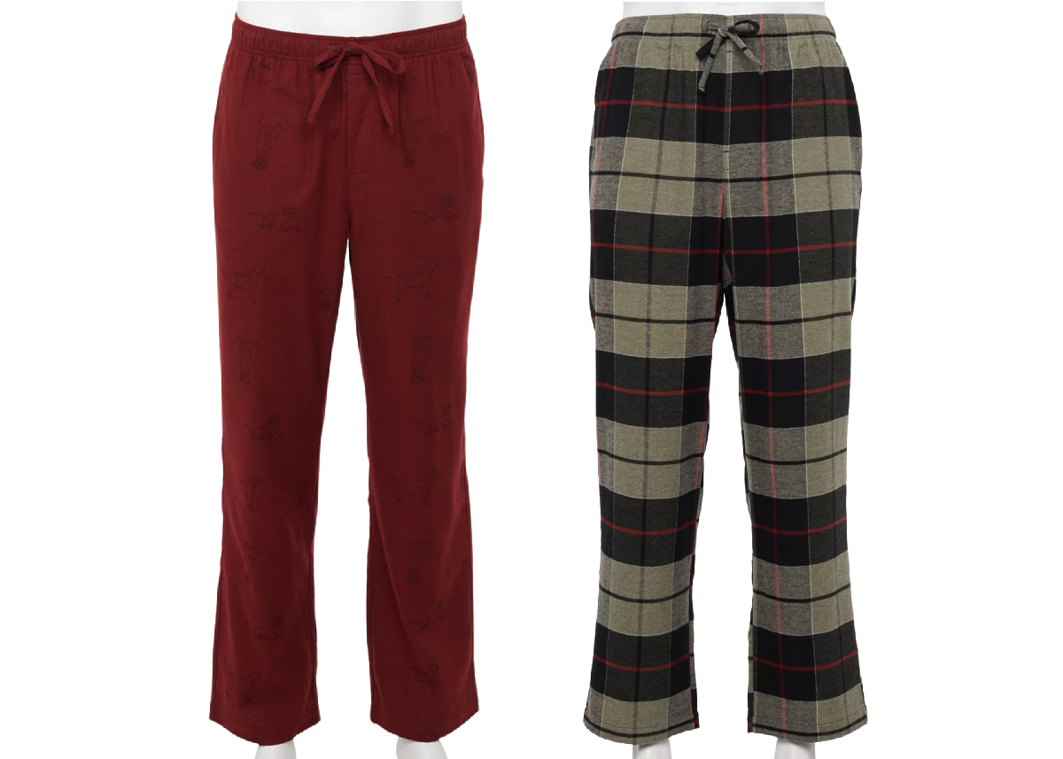 Kohl's Men's Pajama Pants from $2.55 