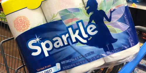 Sparkle Paper Towels Double Rolls 6-Pack Only $6.76 Shipped on Amazon (Just $1.13 Each!)