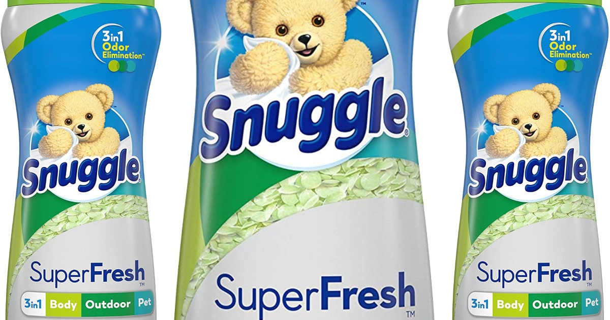 Three bottles of Snuggle Super Fresh