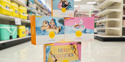 Sun Squad Pool Floats from $8 at Target (In-Store & Online) | Loungers, Giant Sloth, Llama & More