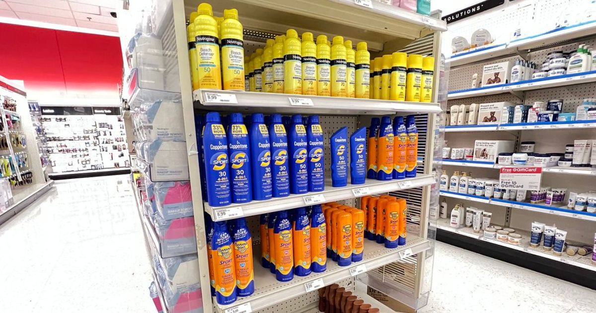 Up to 50 Off Sunscreen at Target Neutrogena Beach Defense Only 4.15