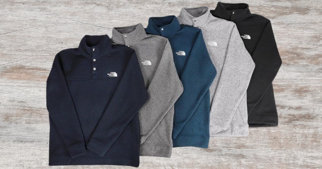 The North Face 3 Snap Sweater in 5 colors