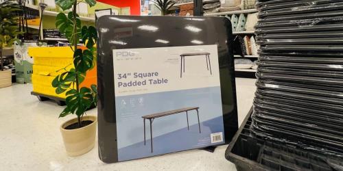 Padded Folding Table Only $22.99 at Target (In-Store Only, Regularly $46!)