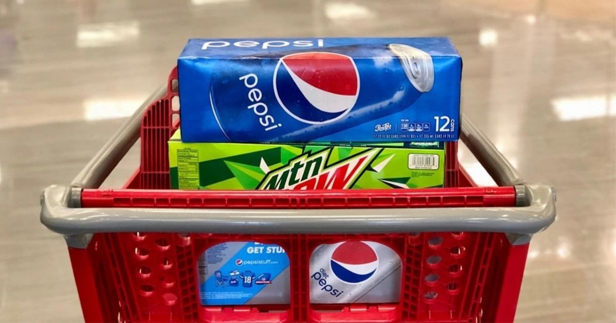 WOW! THREE Soda 12-Packs Only .34 Each After Cash Back at Target