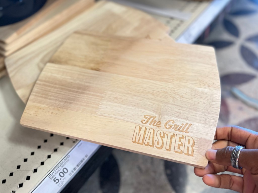 grill master wood cutting board