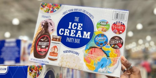 Ice Cream Party Box Only $19.99 at Costco (Includes Everything But the Ice Cream!)