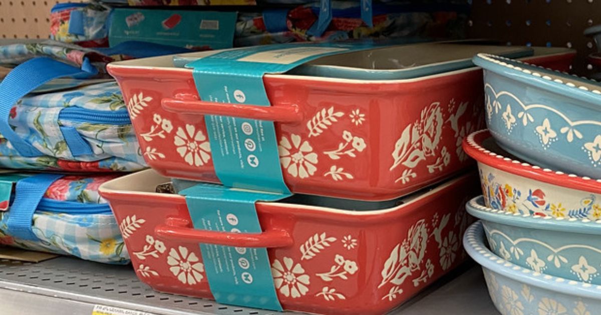 pioneer woman ceramic bakeware