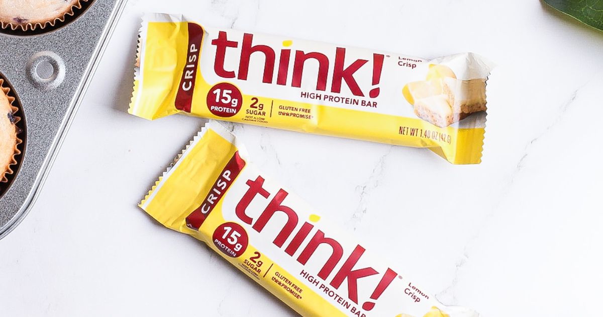 Think High Protein Bars 10Count from 13.67 Shipped on Amazon Lemon