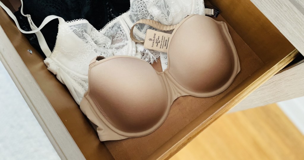 Third love bra in a drawer