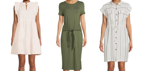 Walmart Time and Tru Women’s Knit Dresses from $4 (Regularly $15)