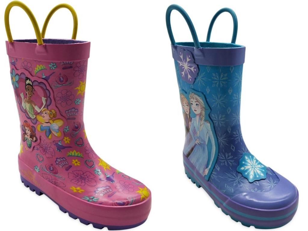 toddler girls disney princess and frozen 2 rain boots