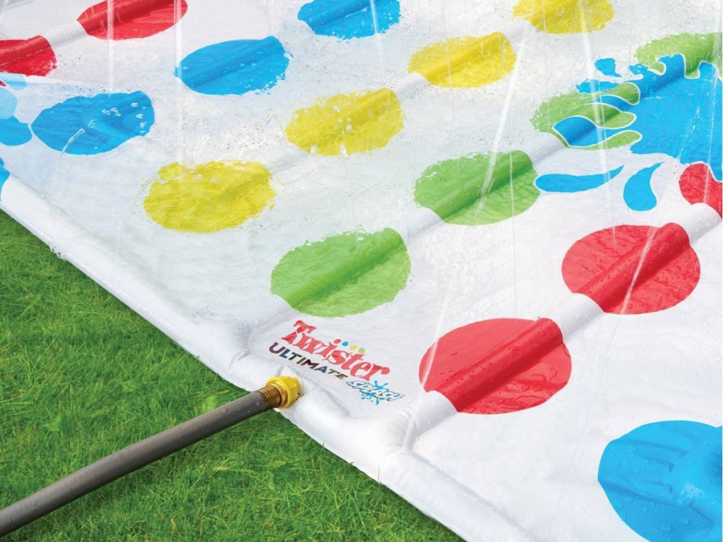 Water Twister mat connected to hose