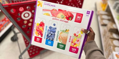 GO! Up & Up Food Storage Bags Variety Pack Just $11 on Target.com (Includes 355 Bags!)