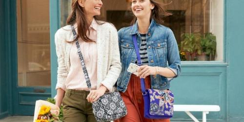 Up to 80% Off Vera Bradley Online Outlet Sale | Crossbody Bags from $18.90 (Regularly $90)