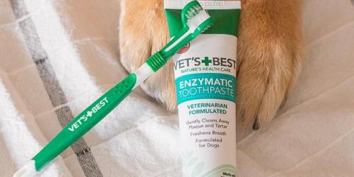 Vet’s Best Enzymatic Dog Toothpaste & Brush Set Only 81¢ Shipped on Amazon + More Pet Deals