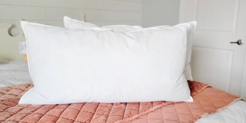50% Off Down Feather Pillows + Free Shipping on Amazon | Perfect for Side, Back, & Stomach Sleepers