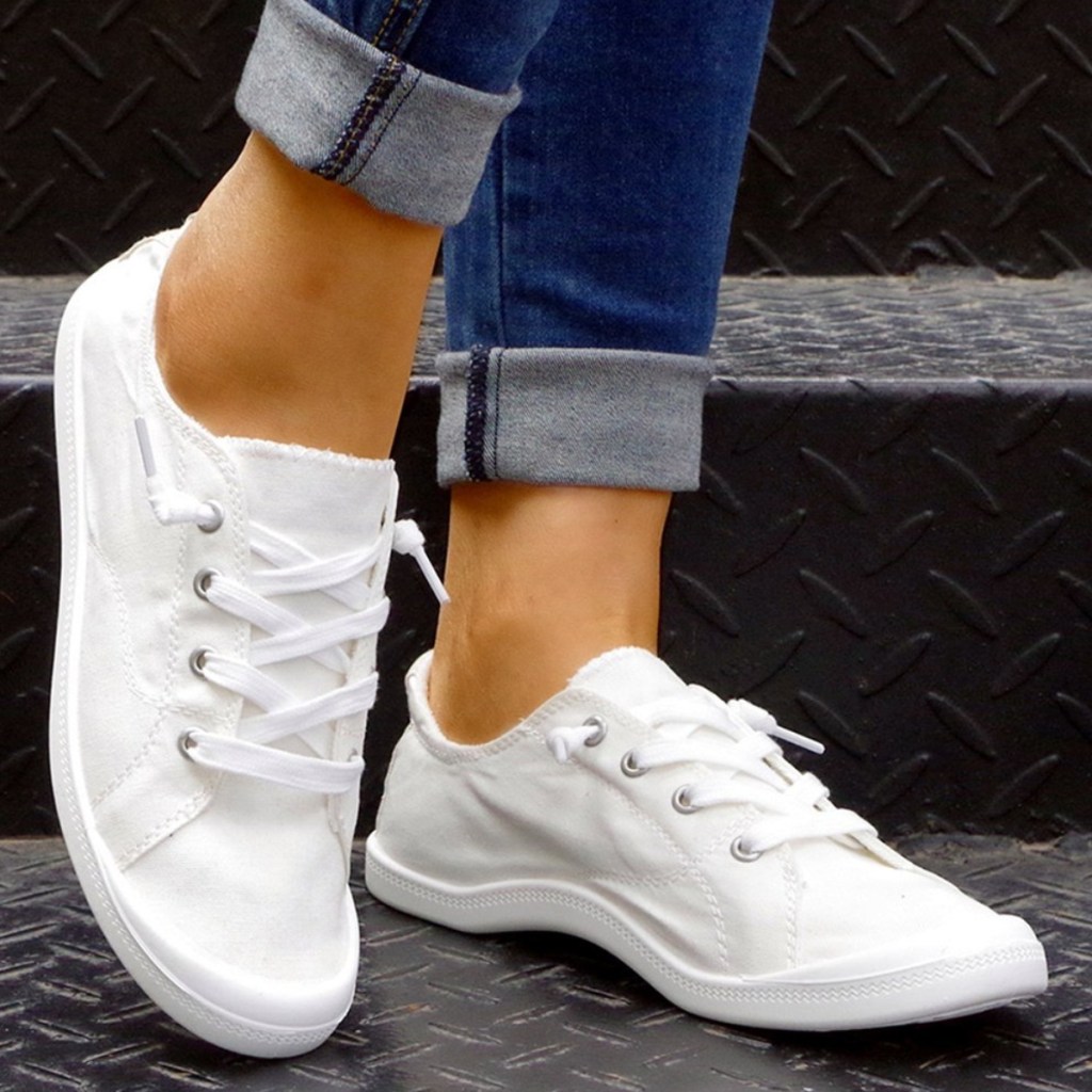 White Rosy sneakers