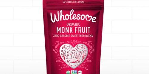 Ready to Ditch Sugar? Wholesome Organic Monk Fruit Sweetener Only $5.61 Shipped on Amazon (Regular $9)