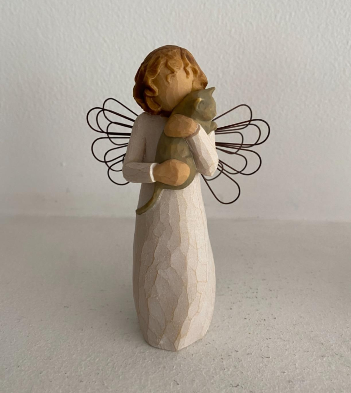 Willow Tree Angel and Cat Figurine Pet Bereavement Gifts