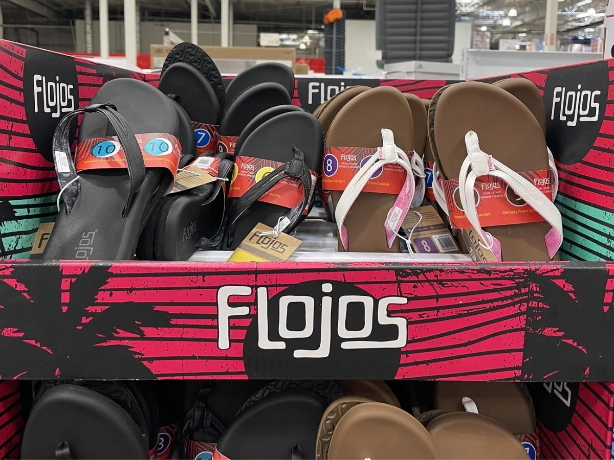 women's flojos flip flops at costco
