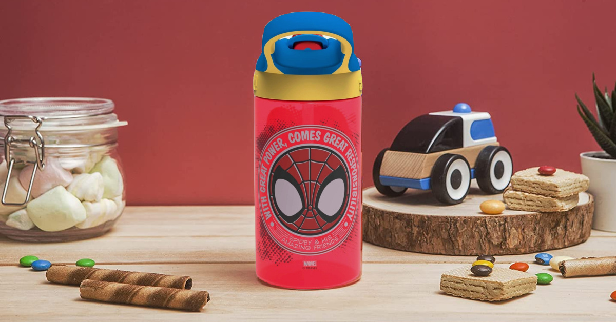 kids Spider-Man water bottle