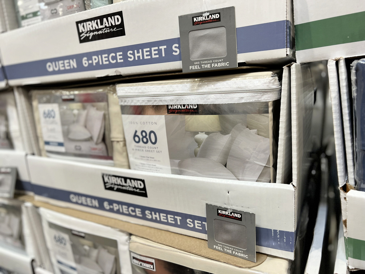 costco cotton bed sheets