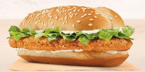 FREE Burger King Original Chicken Sandwich with 70¢ Purchase