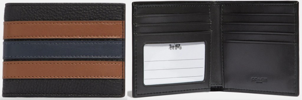 two coach wallets 