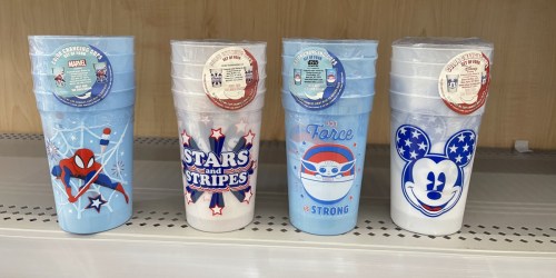 Walmart Color-Changing Cups 4-Pack Just $4.98 | Mickey Mouse, Spiderman, & More