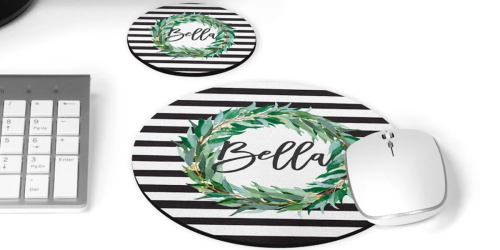 Personalized Mouse Pad & Coaster Set Just $11.88 Shipped (Great Teacher Gift Idea!)