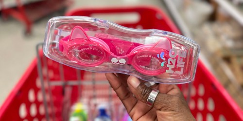 Kids Swimming Goggles Only $5 at Target | 4 Super Cute Options!