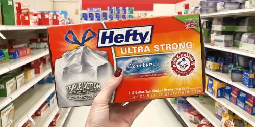 Hefty Ultra Strong 13-Gallon Trash Bags 80-Count Boxes from $10 Shipped on Amazon