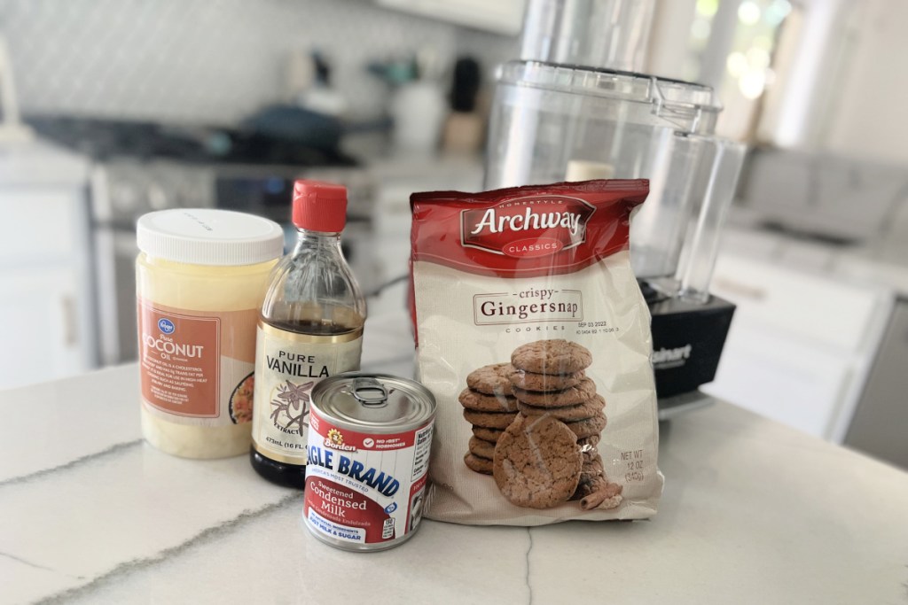 ingredients for homemade cookie butter