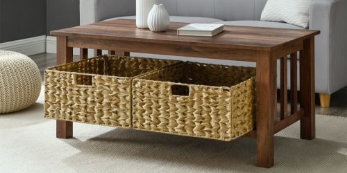 Coffee Table w/ Storage Baskets Only $159.99 Shipped on Jane.com (Regularly $389) + More Furniture Deals