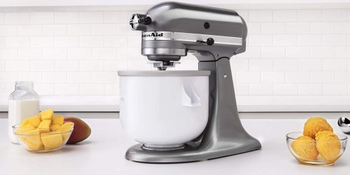 Kitchen Aid Ice Cream Maker Attachment w/ Scoop Just $44 Shipped on QVC.com (Regularly $89)