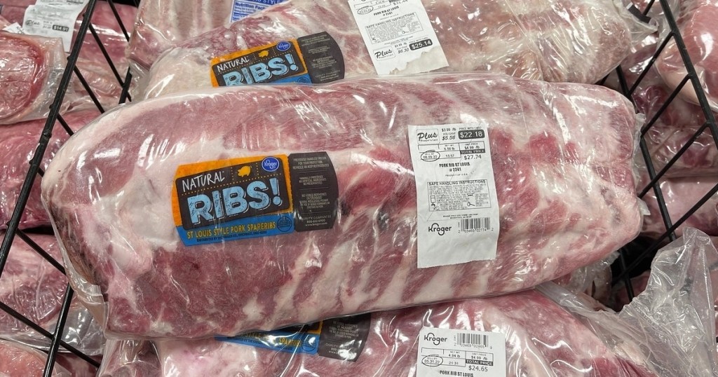 St. Louis style spare ribs at Kroger