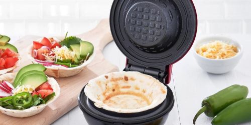 Dash Mini Waffle Bowl Maker Just $14.99 on Amazon (Regularly $20) | Great for Ice Cream, Fruit, Breakfast Bowls, & More