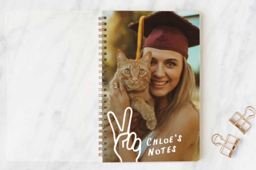 personalized college notebook
