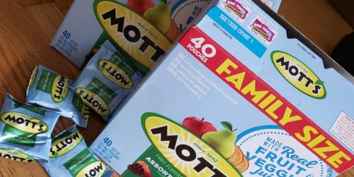 Mott’s Fruit Snacks 40-Count Boxes from $5.38 Shipped on Amazon (Just 13¢ Per Pouch)