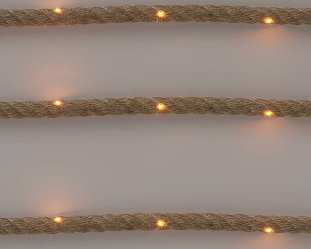 natural rope lights