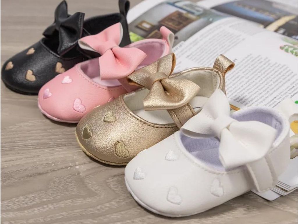 Baby/Toddler Solid Love Bowknot Prewalker Shoes