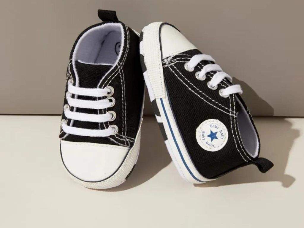 Baby/Toddler Stars Graphic Elastic Shoelaces Prewalker Shoes