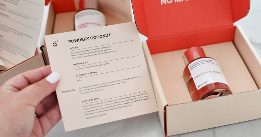 powdery Coconut perfume dossier