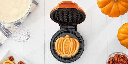 Dash Mini Waffle Makers from $10.49 on Kohls.com (Regularly $20) | Pumpkin, Spider Web, & More