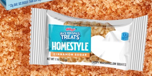 Rice Krispies Treats Cinnamon Sugar Marshmallow Squares Available Now