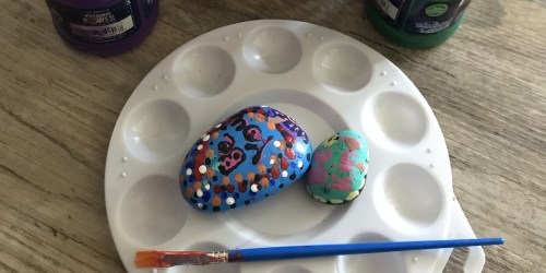 This Reader Introduced Her Toddler to Painted Rocks for an Inexpensive & Artsy Activity