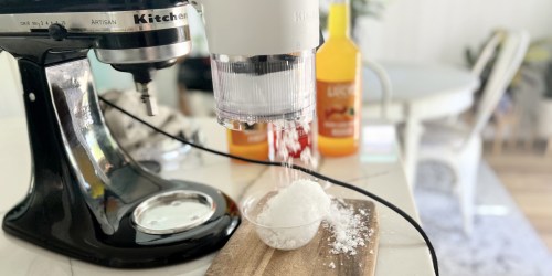 I Love My New KitchenAid Ice Shaver Attachment (+ Get It for 40% Off & Score Extra Ice Molds!)