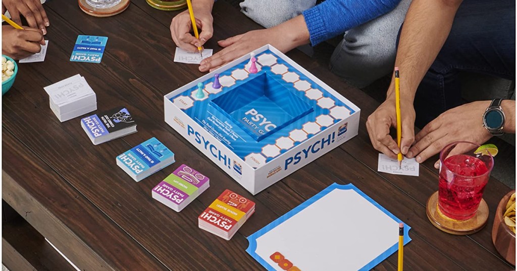 sych! Party Game Create Fake Answers to Real Trivia Questions Board Game
